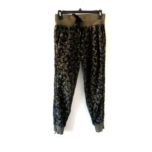 Lululemon Side Zip Camouflage Drawstring Jogger Pants Size 4